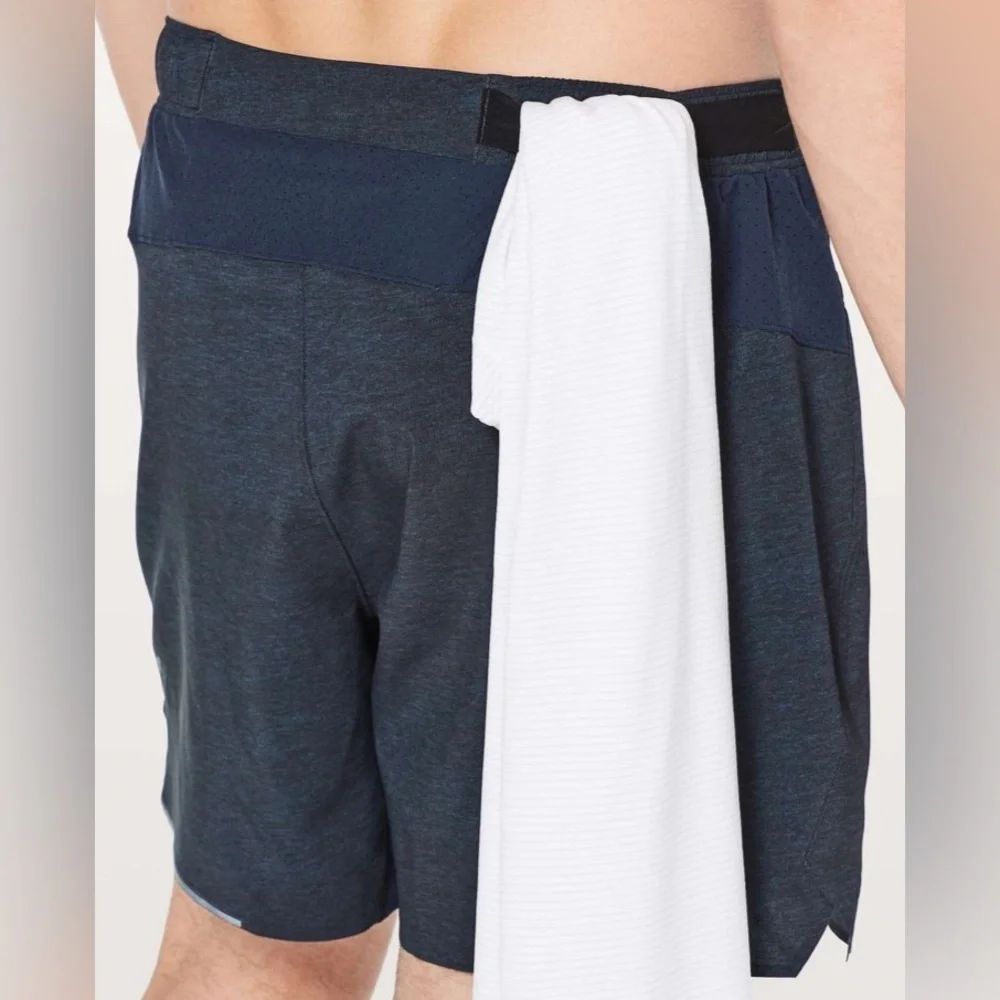 Lululemon Surge Shorts 6” inseam Blue Lined Swift Ultra Size Medium Excellent